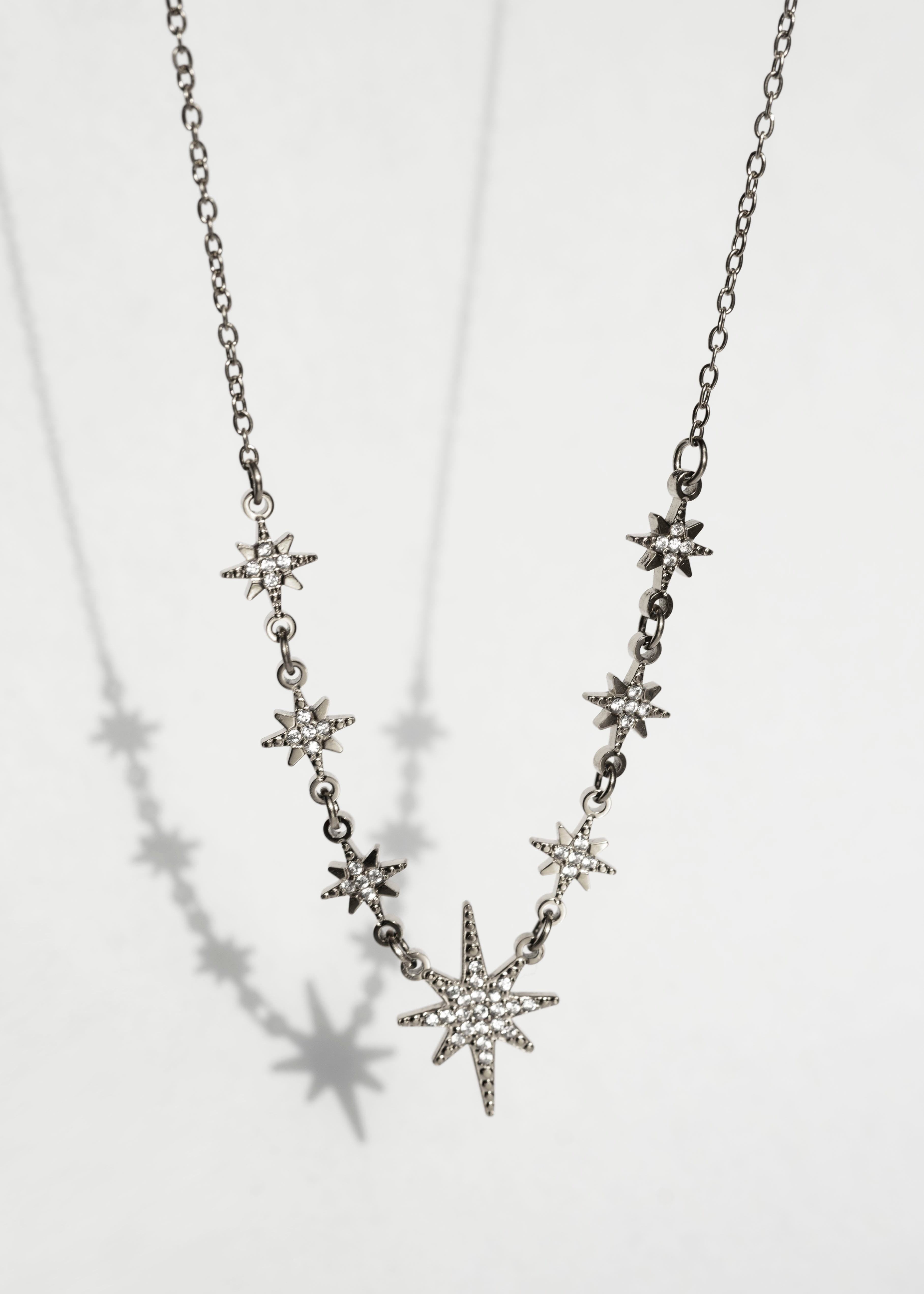 Night Sky Necklace -Silver
