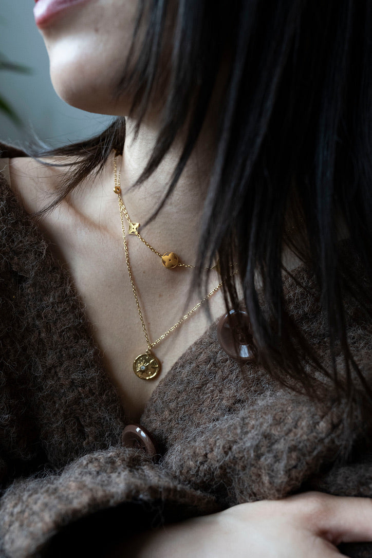 Clover Necklace- Gold