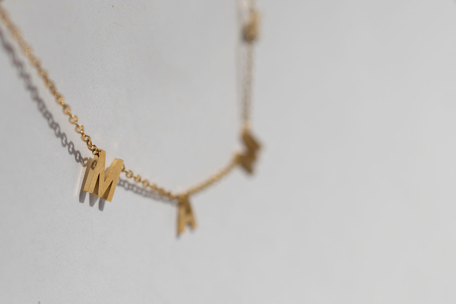 M-A-M-A Charm Necklace