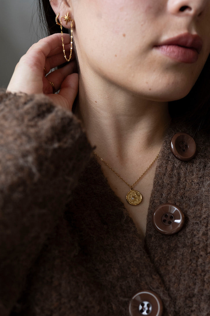 Solara Necklace- Gold