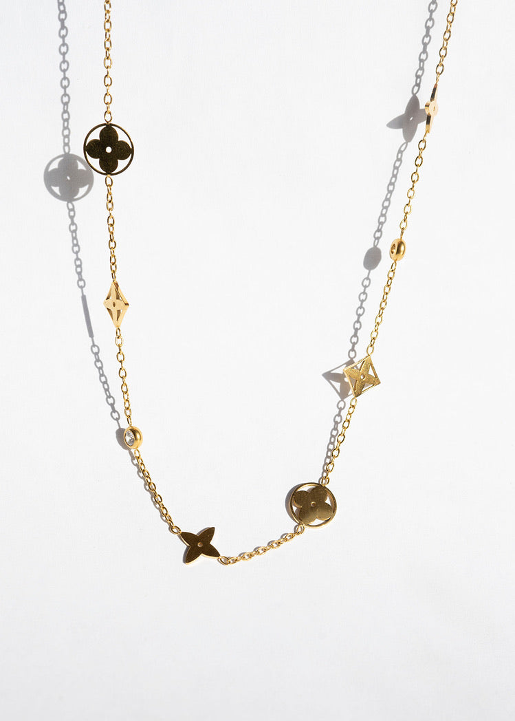 Clover Necklace- Gold
