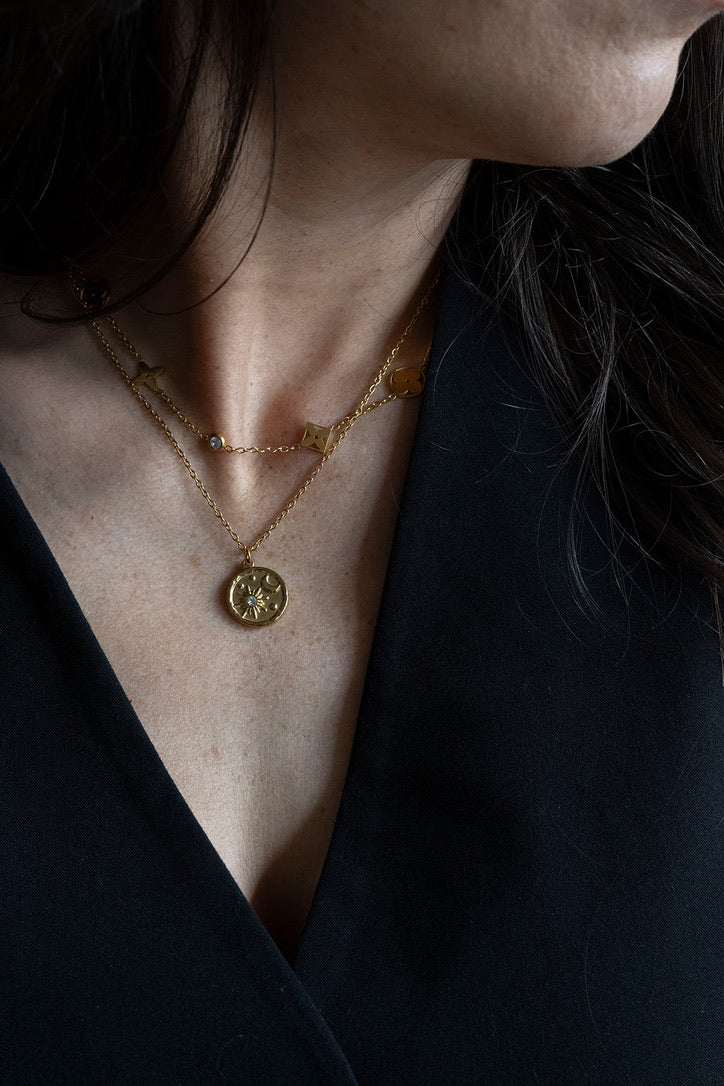 Solara Necklace- Gold