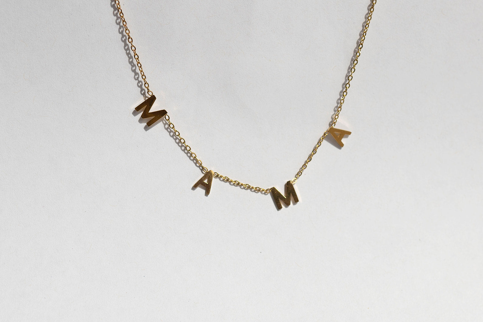 M-A-M-A Charm Necklace