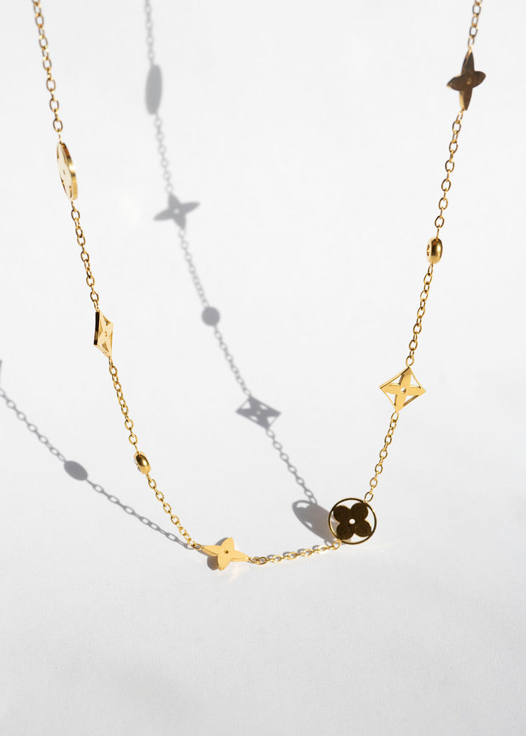 Clover Necklace- Gold