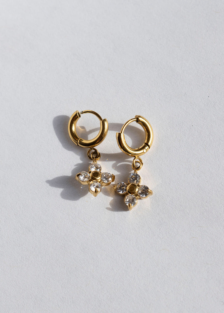 Mini Flower Hoops