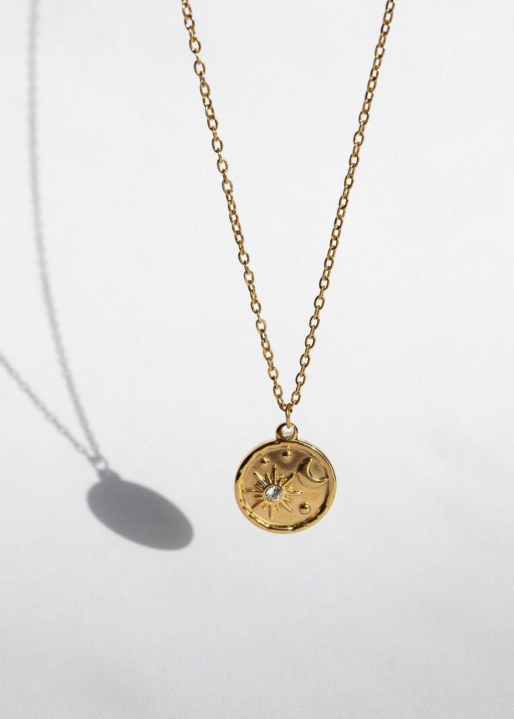 Solara Necklace- Gold